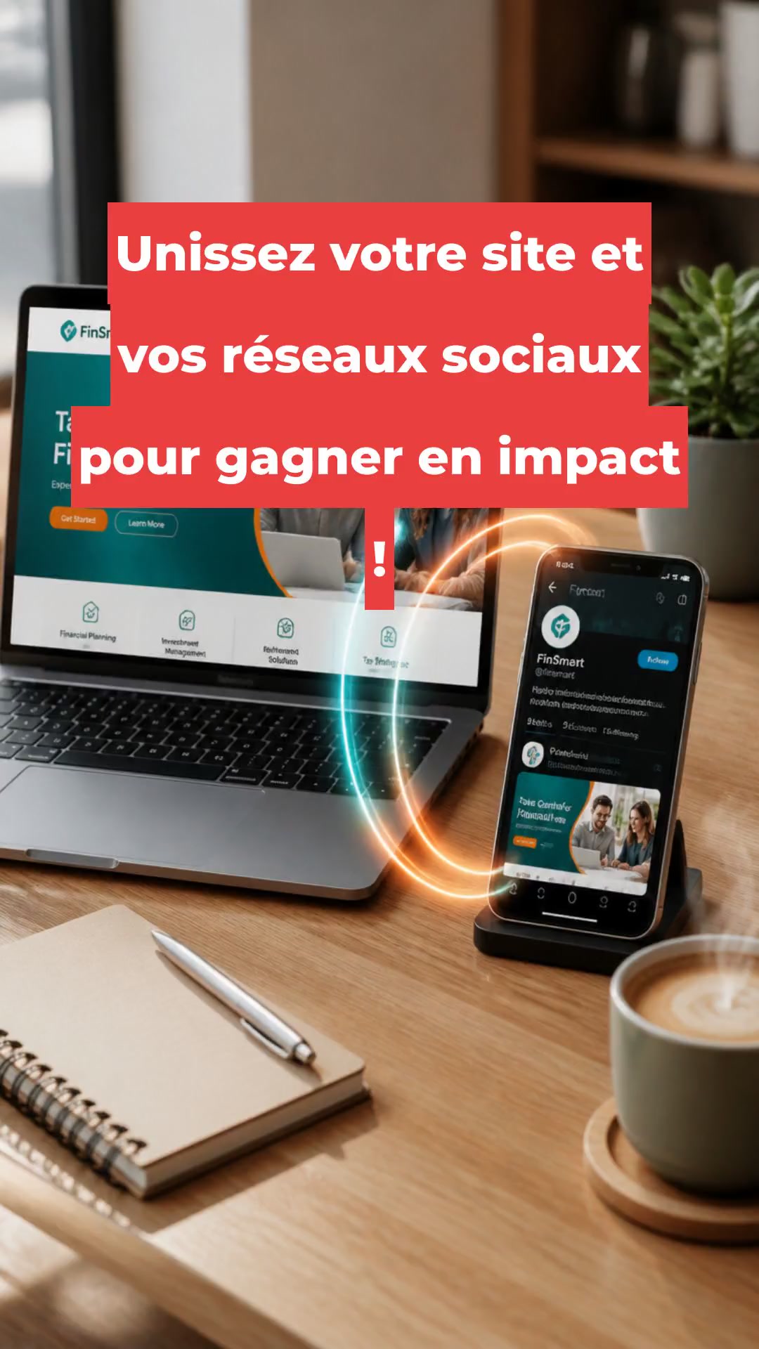 Unissez votre site et vos réseaux sociaux pour gagner en impact !