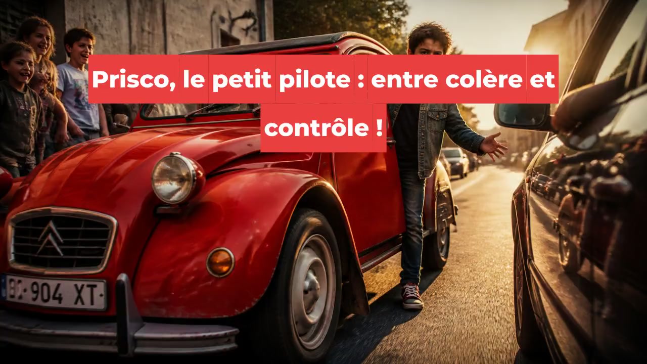 Prisco, le petit pilote : entre colère et contrôle !