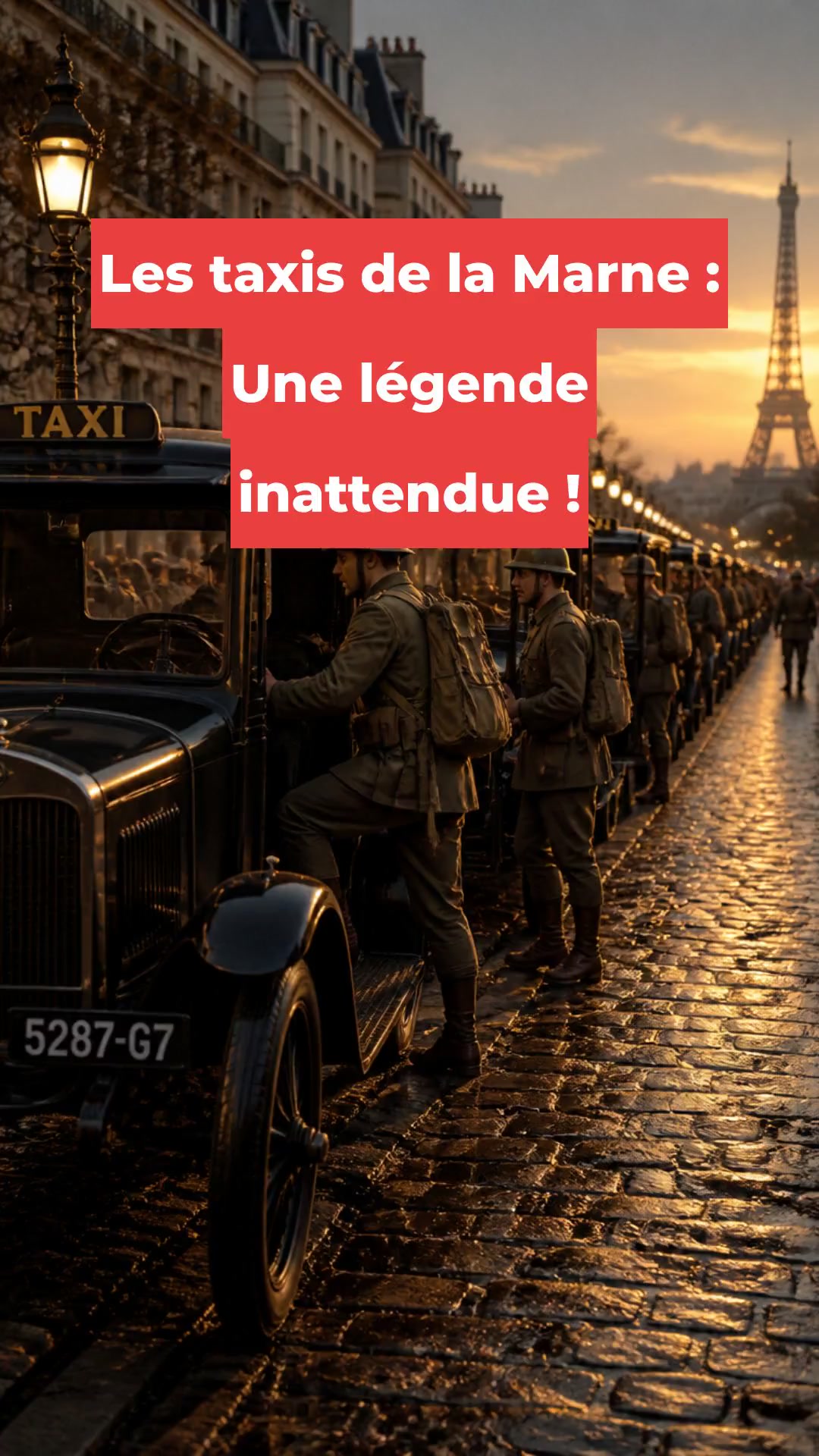 Les taxis de la Marne : Une légende inattendue !