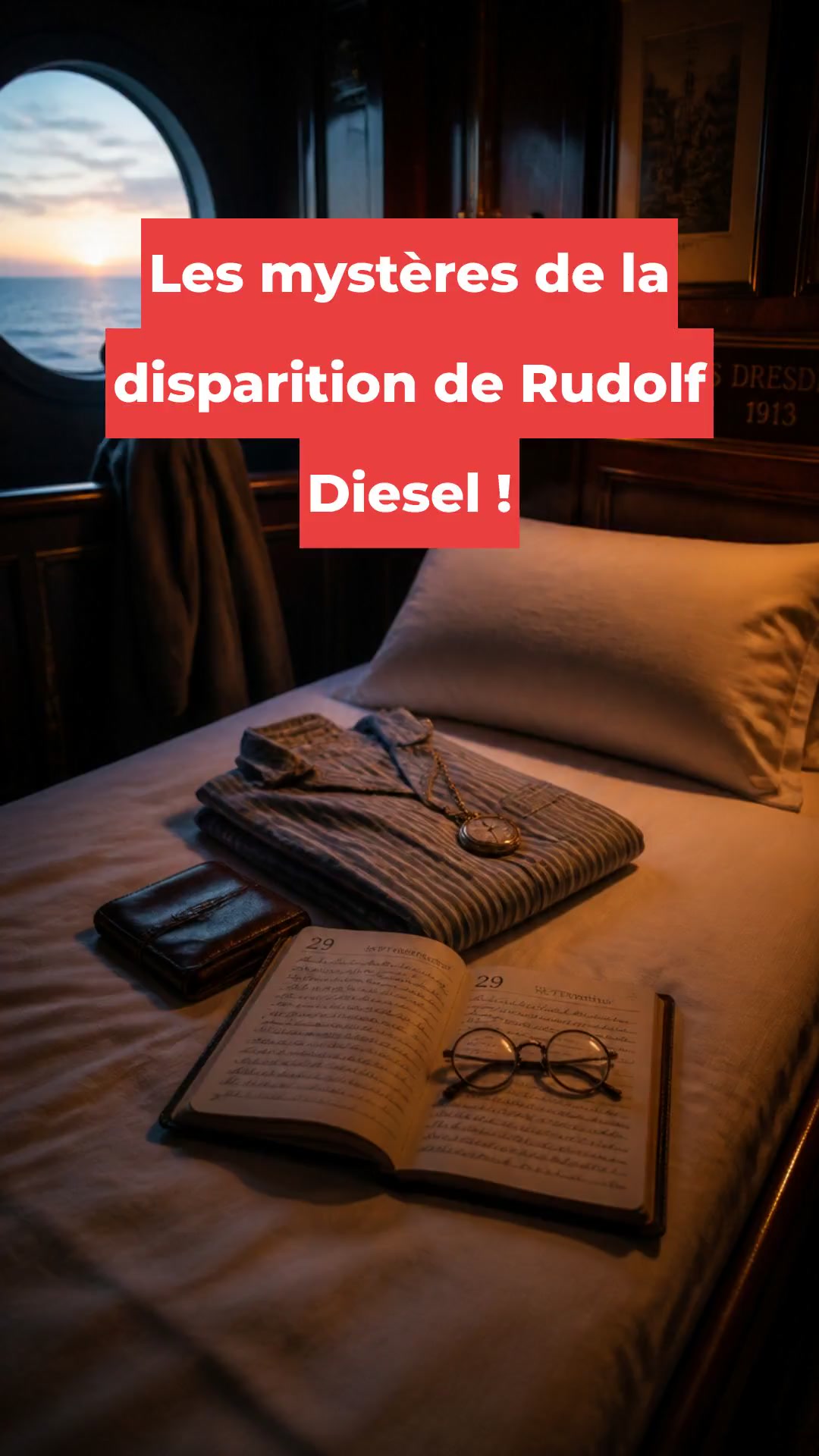 Les mystères de la disparition de Rudolf Diesel !