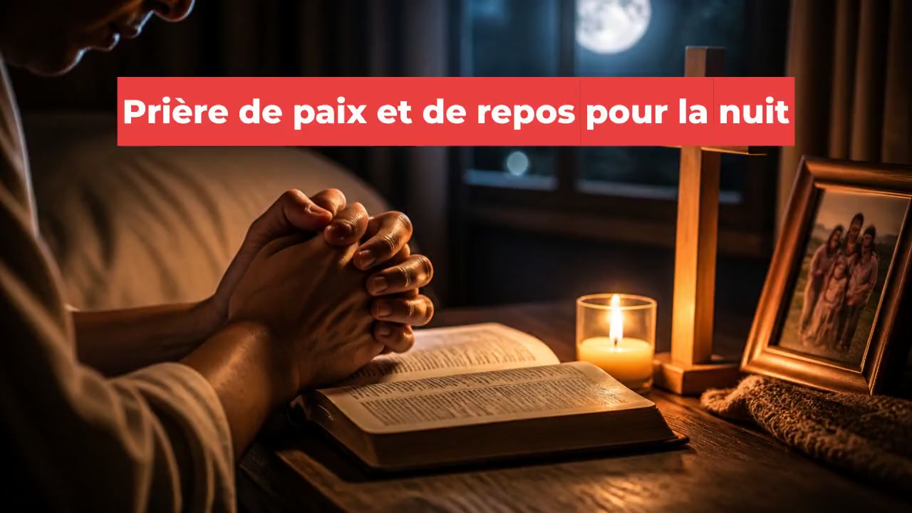 Prière de paix et de repos pour la nuit