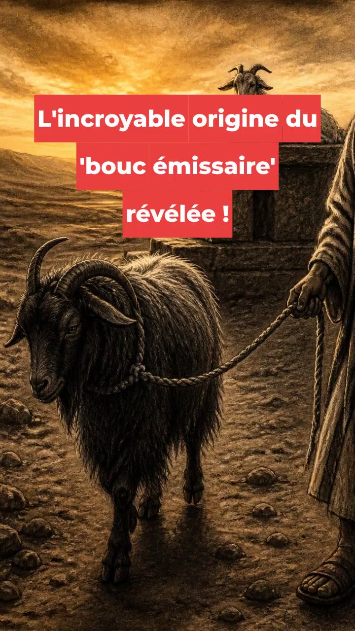 L'incroyable origine du 'bouc émissaire' révélée !