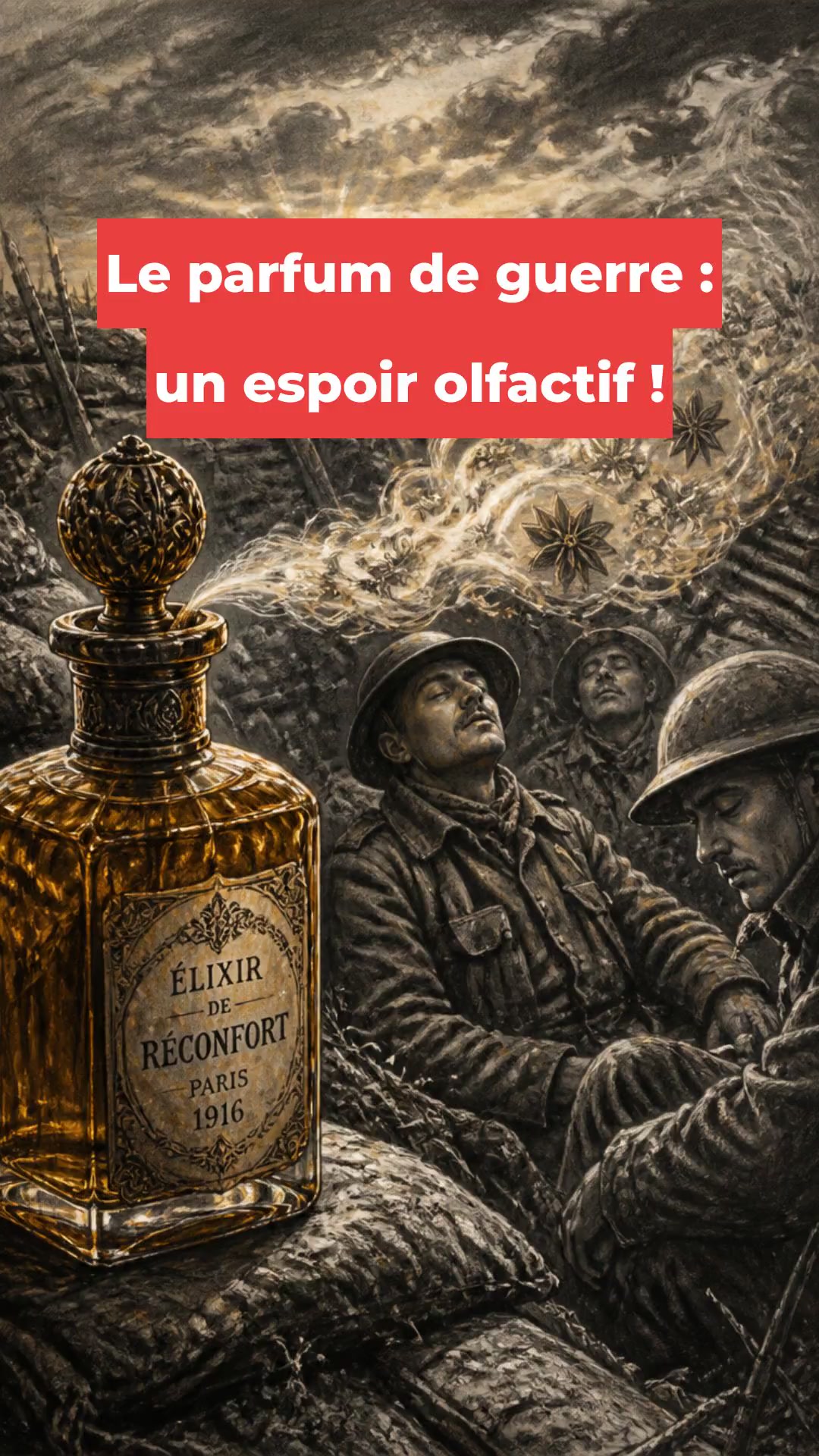Le parfum de guerre : un espoir olfactif !
