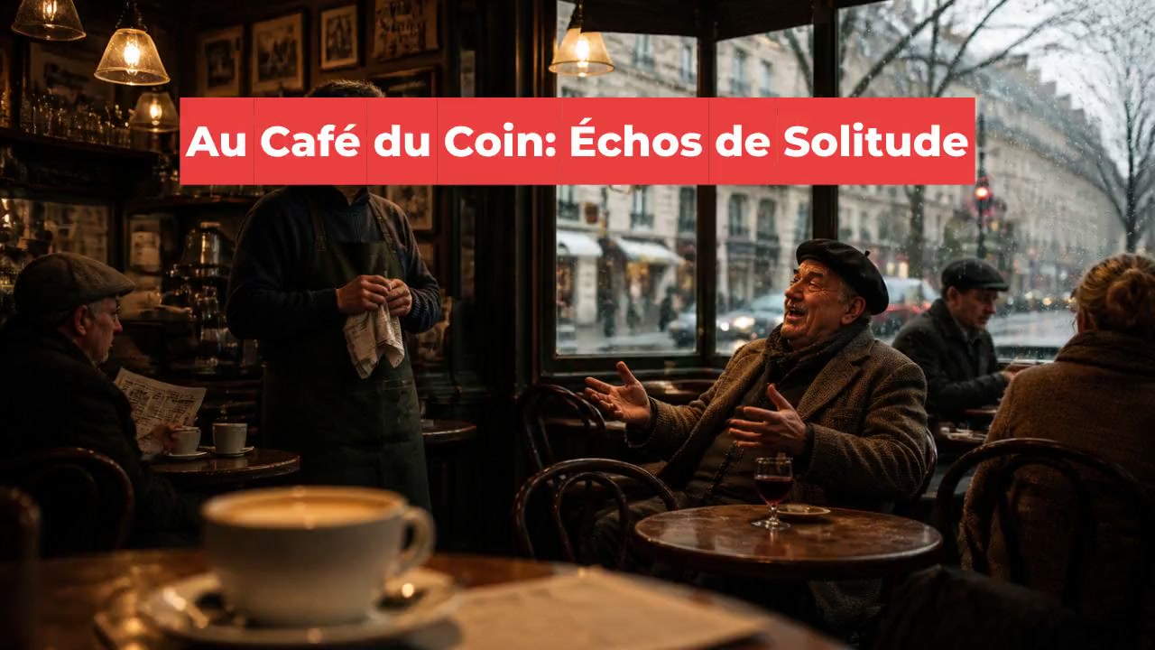Au Café du Coin: Échos de Solitude