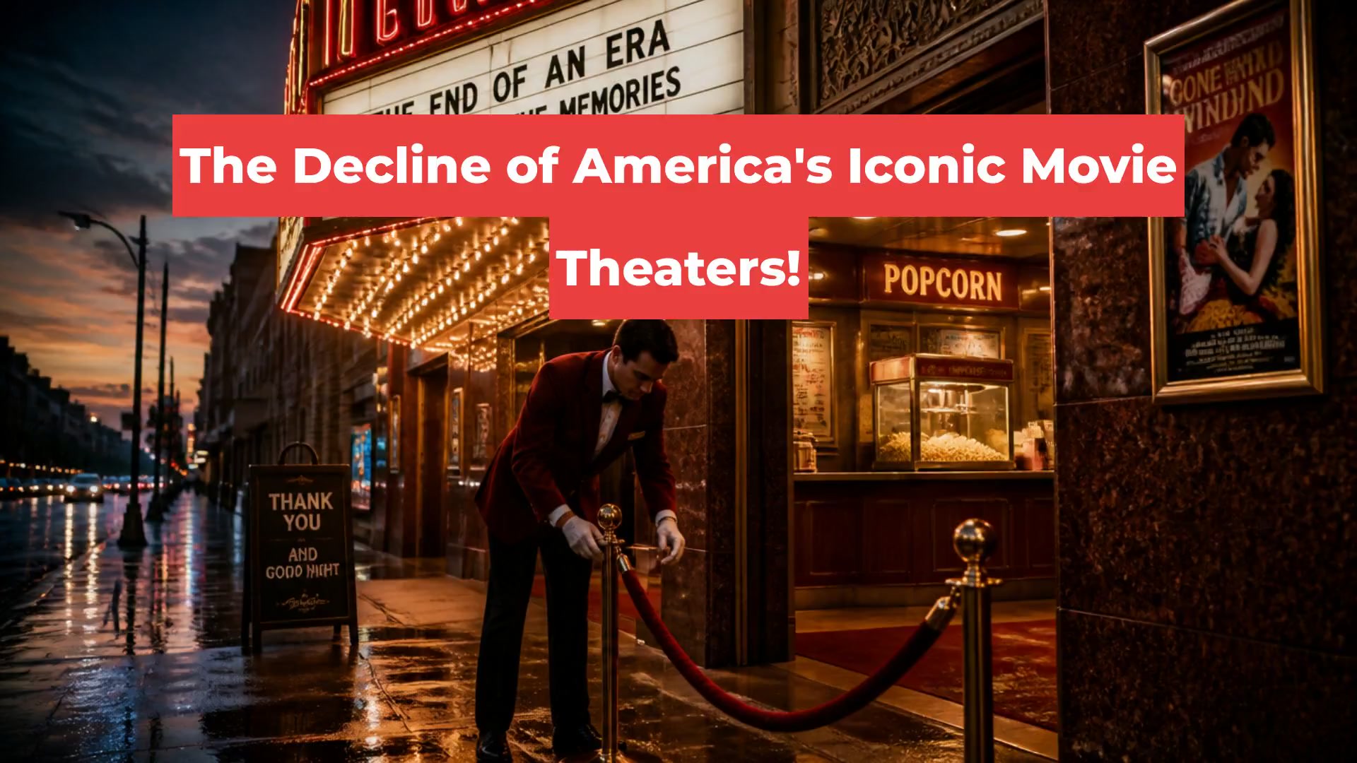 The Decline of America's Iconic Movie Theaters!
