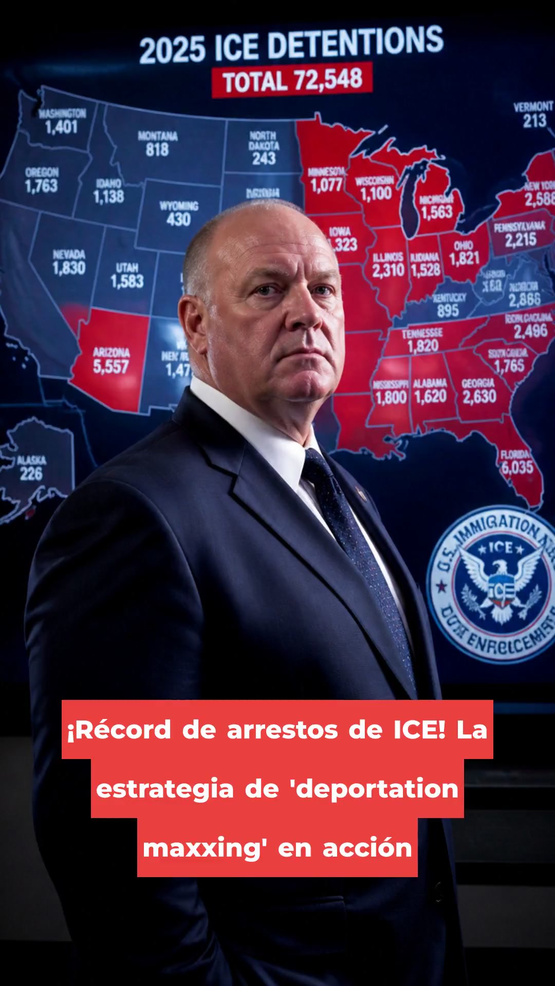 ¡Récord de arrestos de ICE! La estrategia de 'deportation maxxing' en acción