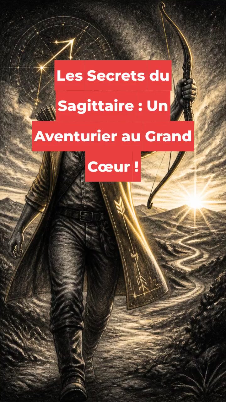 Les Secrets du Sagittaire : Un Aventurier au Grand Cœur !