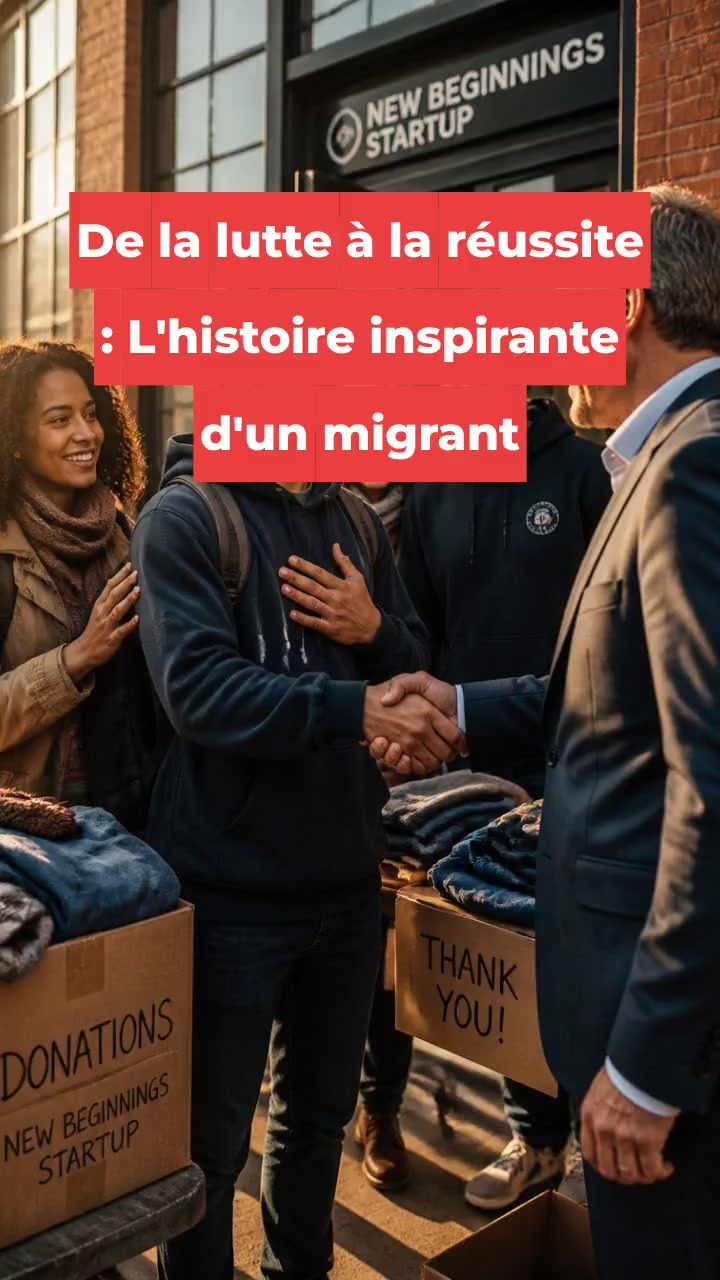 De la lutte à la réussite : L'histoire inspirante d'un migrant