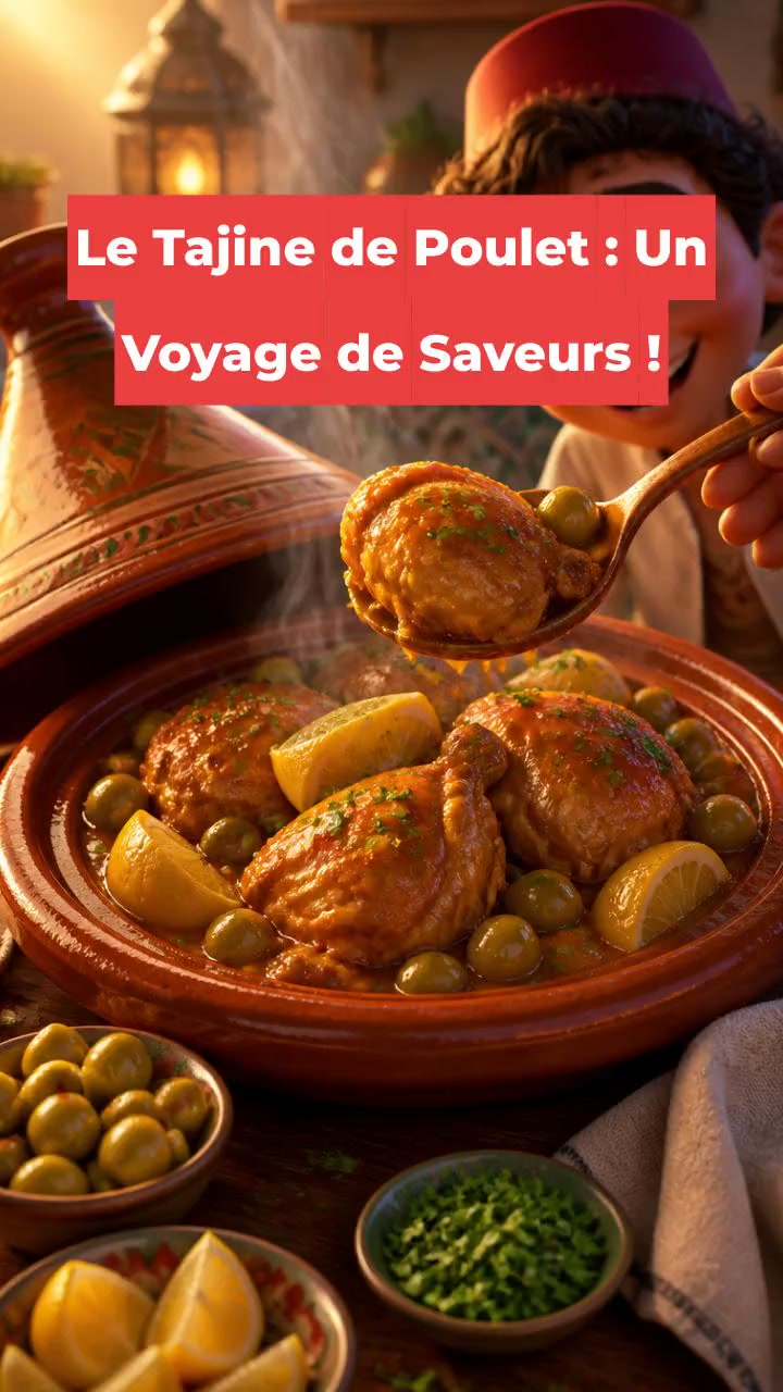 Le Tajine de Poulet : Un Voyage de Saveurs !