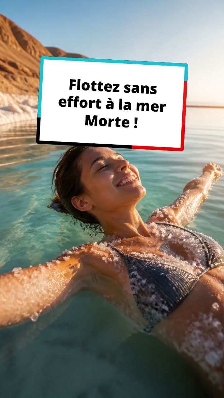 Flottez sans effort à la mer Morte !