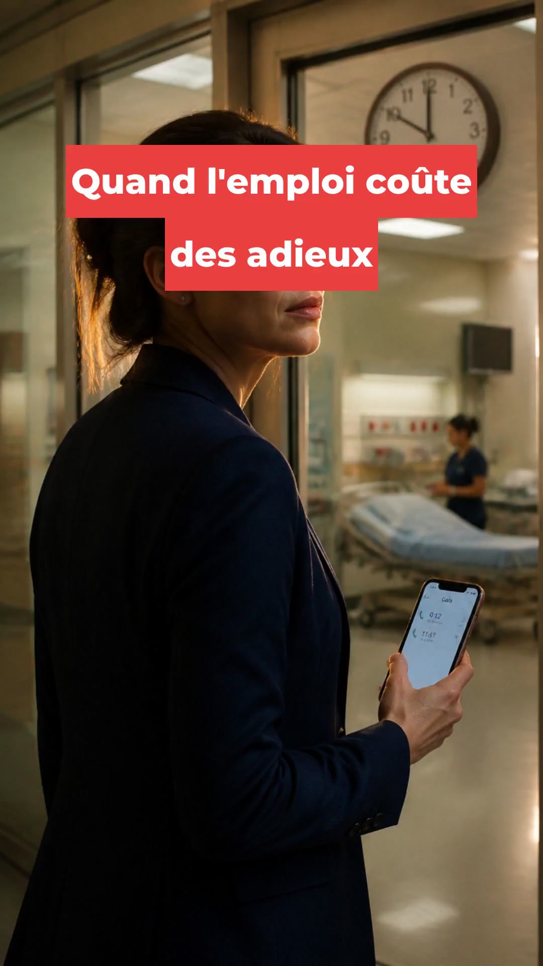 Quand l'emploi coûte des adieux
