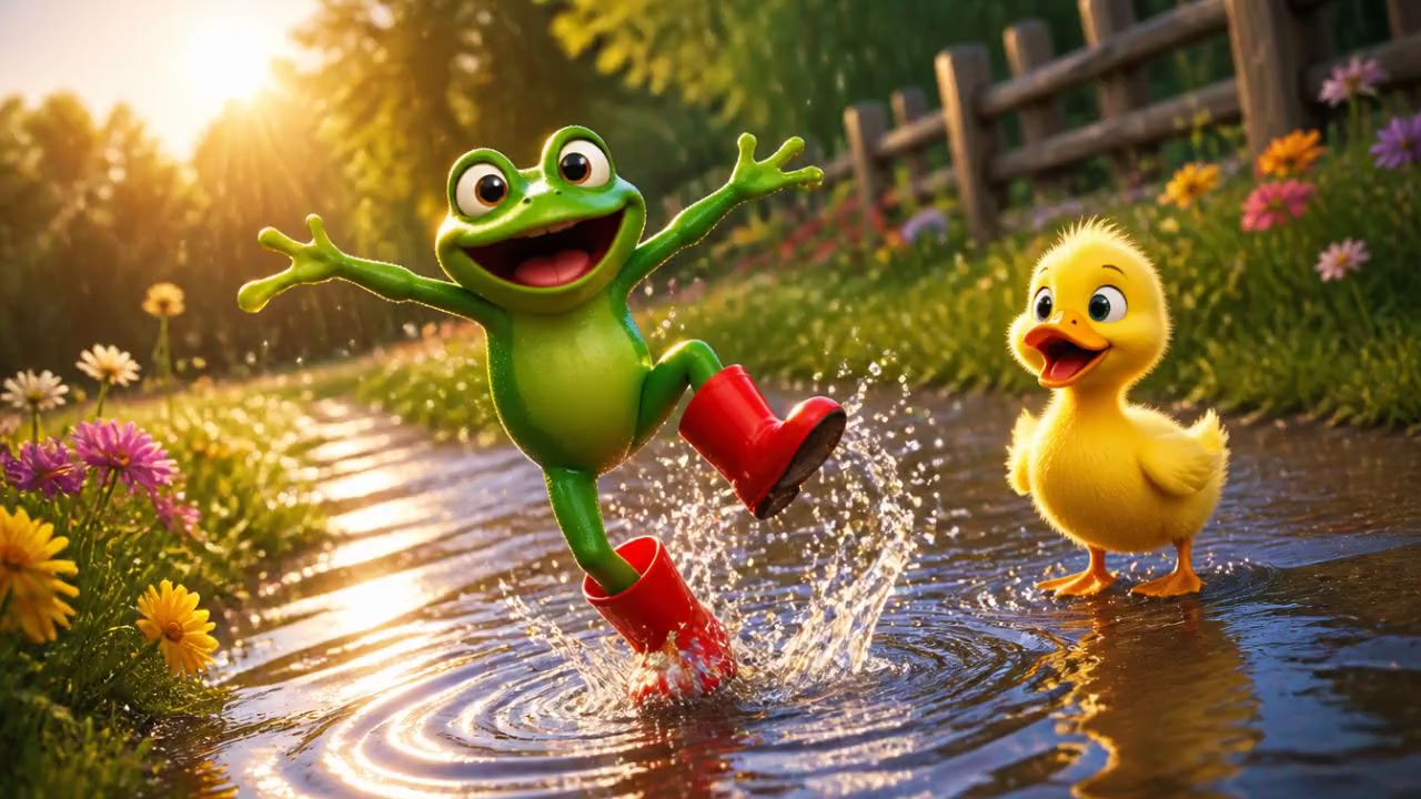 La Petite Grenouille et Ses Belles Bottes!