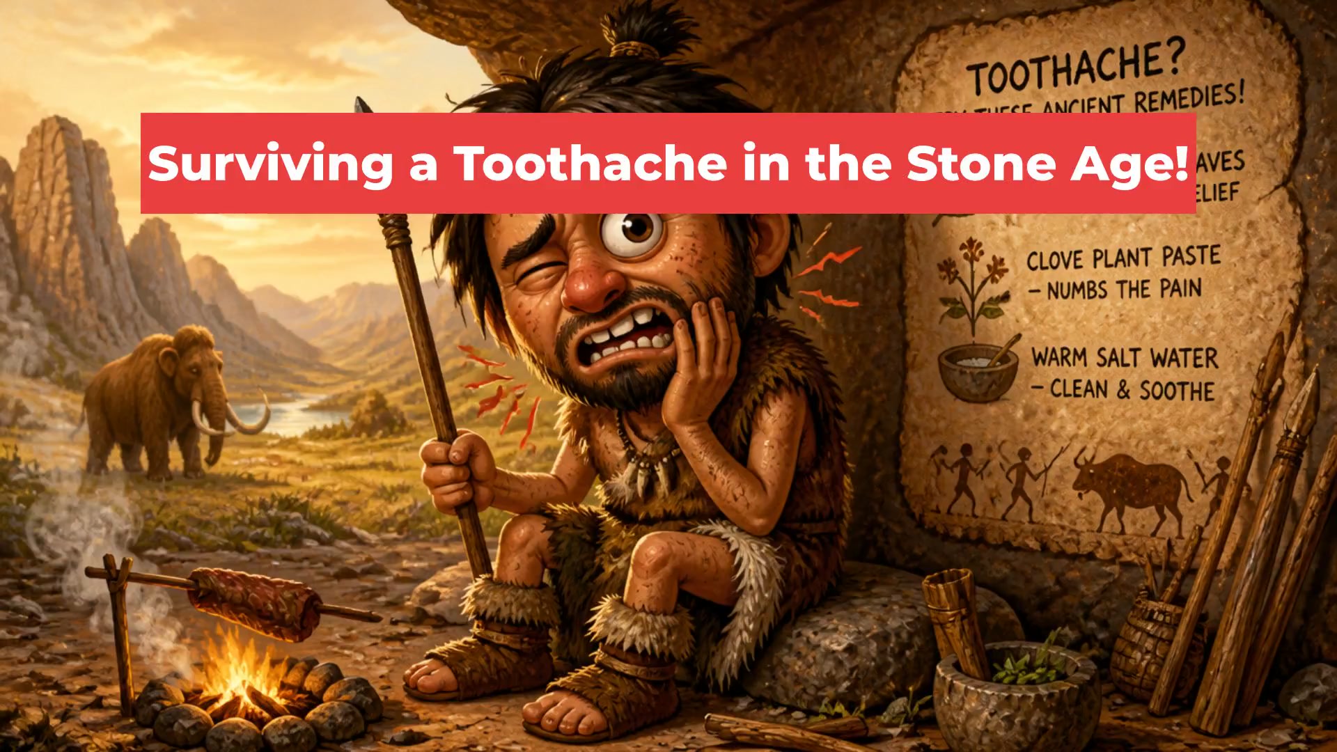 Surviving a Toothache in the Stone Age!