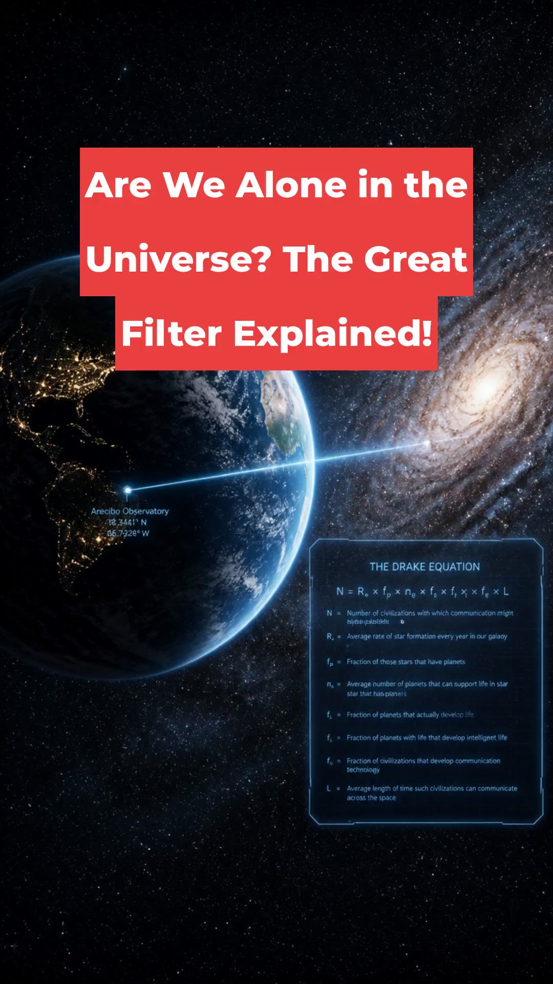 Are We Alone in the Universe? The Great Filter Explained!