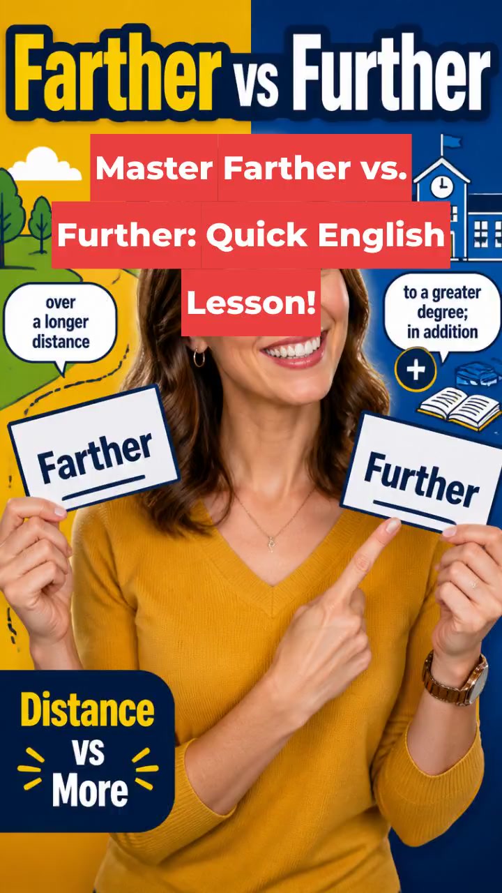 Master Farther vs. Further: Quick English Lesson!