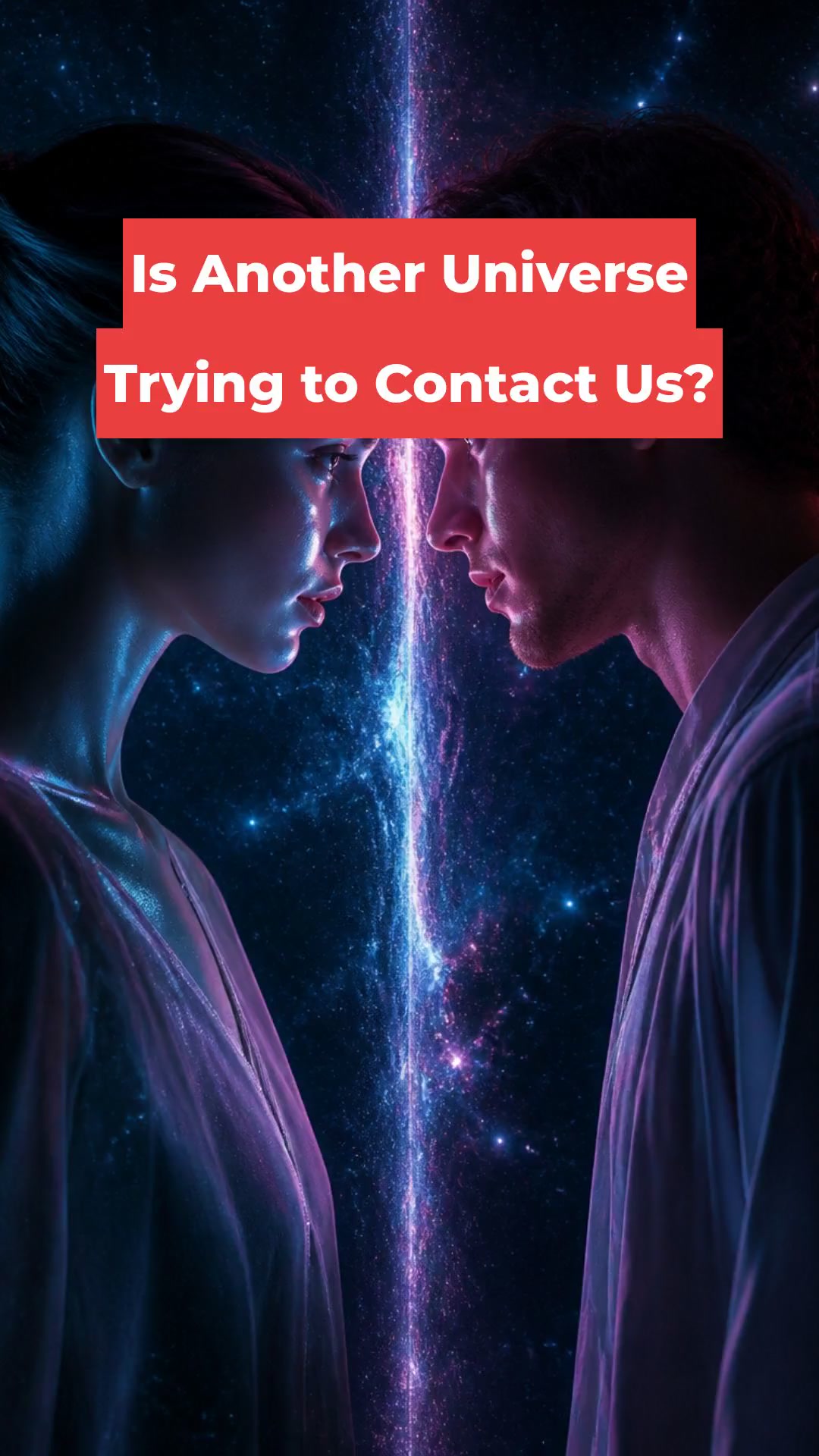 Is Another Universe Trying to Contact Us?