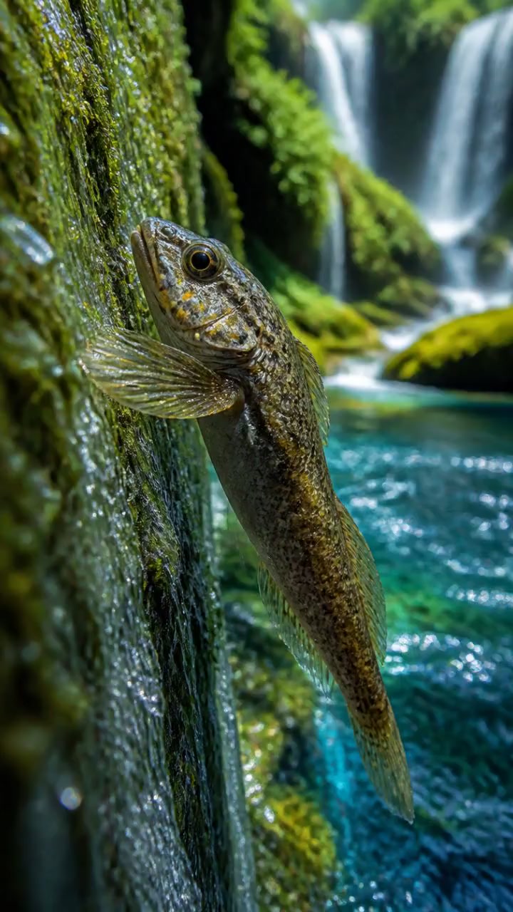The Amazing Fish That Climbs Waterfalls!