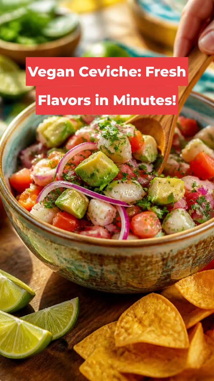 Vegan Ceviche: Fresh Flavors in Minutes!