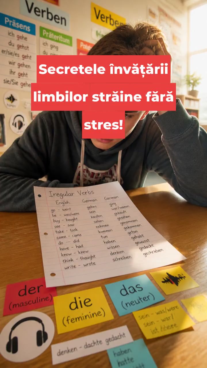 Secretele învățării limbilor străine fără stres!