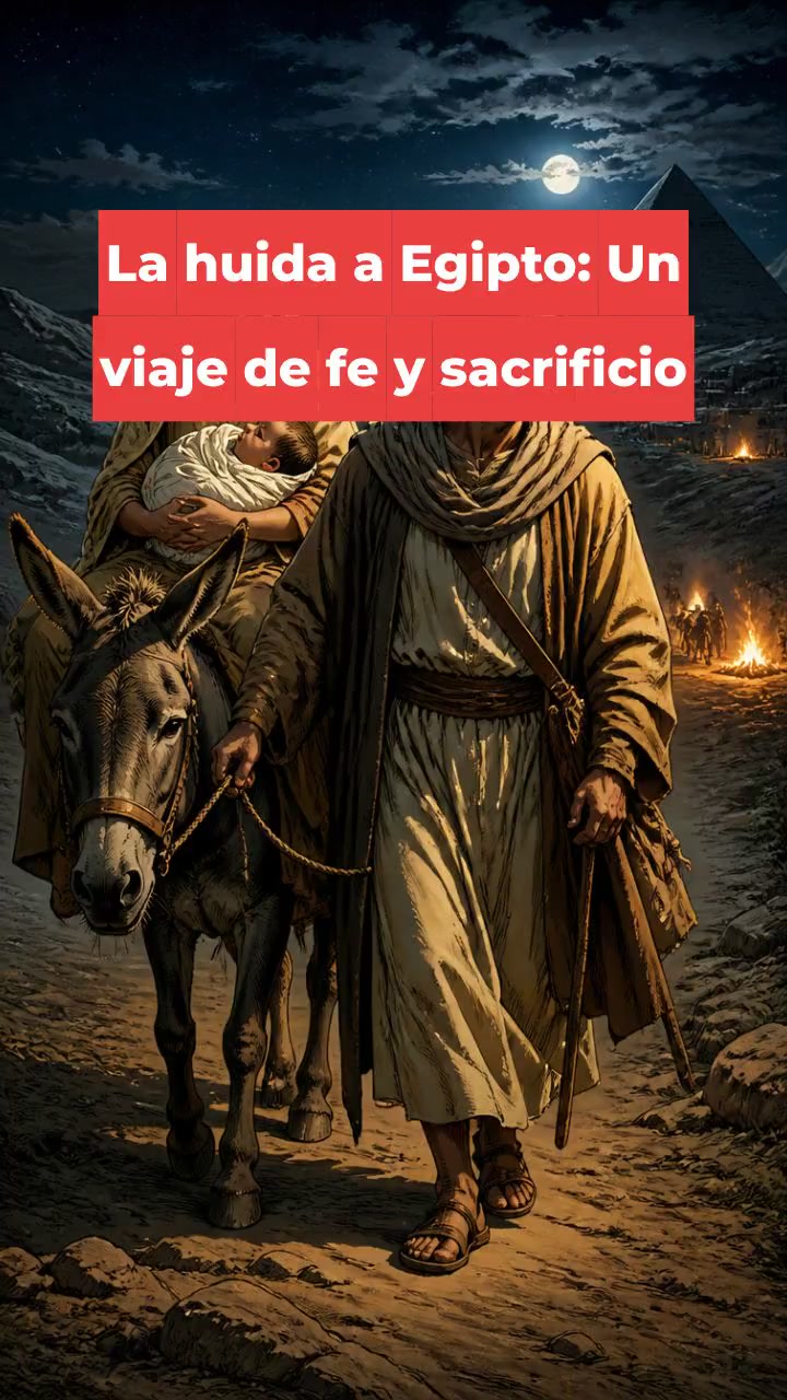 La huida a Egipto: Un viaje de fe y sacrificio