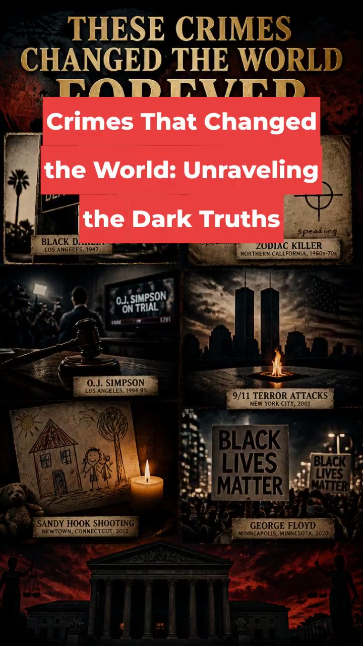 Crimes That Changed the World: Unraveling the Dark Truths