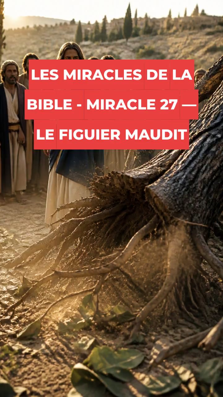 LES MIRACLE DE LA BIBLE - MIRACLE 27 — LE FIGUIER MAUDIT
