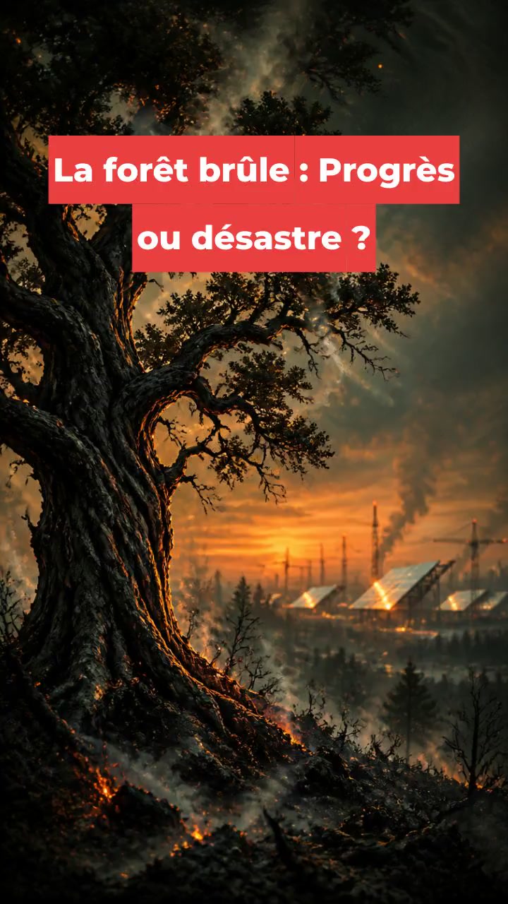 La forêt brûle : Progrès ou désastre ?