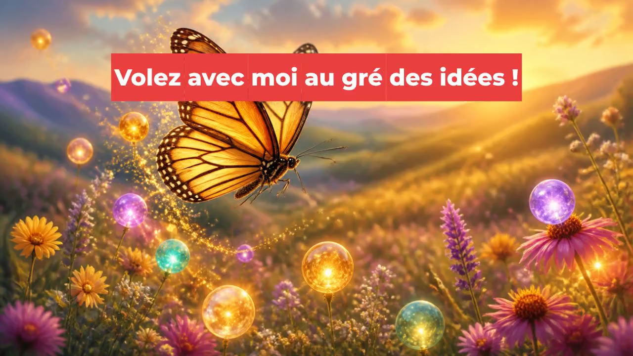 Volez avec moi au gré des idées !
