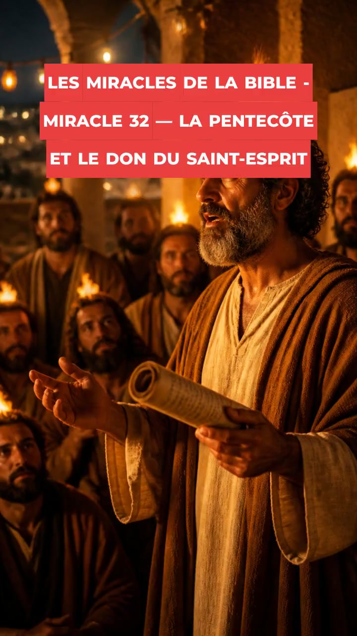 LES MIRACLES DE LA BIBLE - MIRACLE 32 — LA PENTECÔTE ET LE DON DU SAINT-ESPRIT