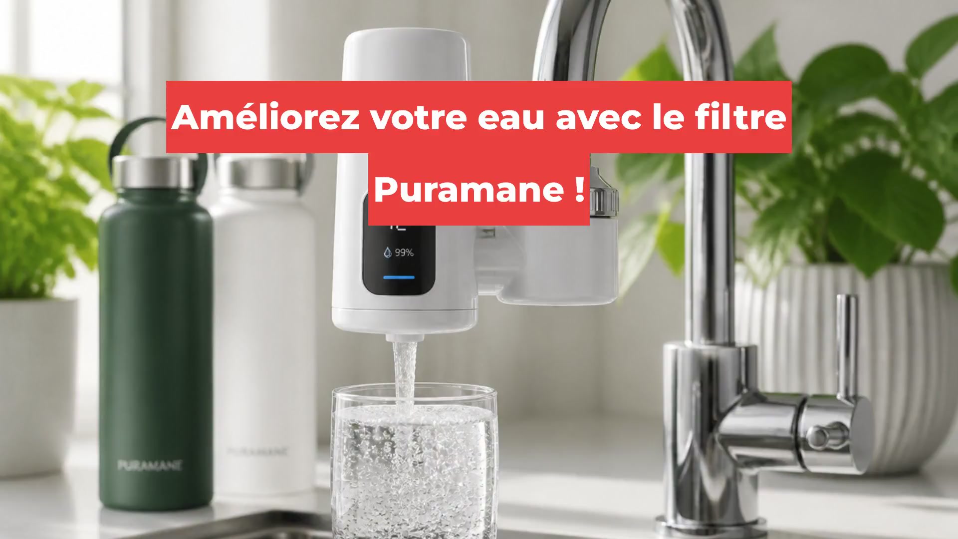 Améliorez votre eau avec le filtre Puramane !