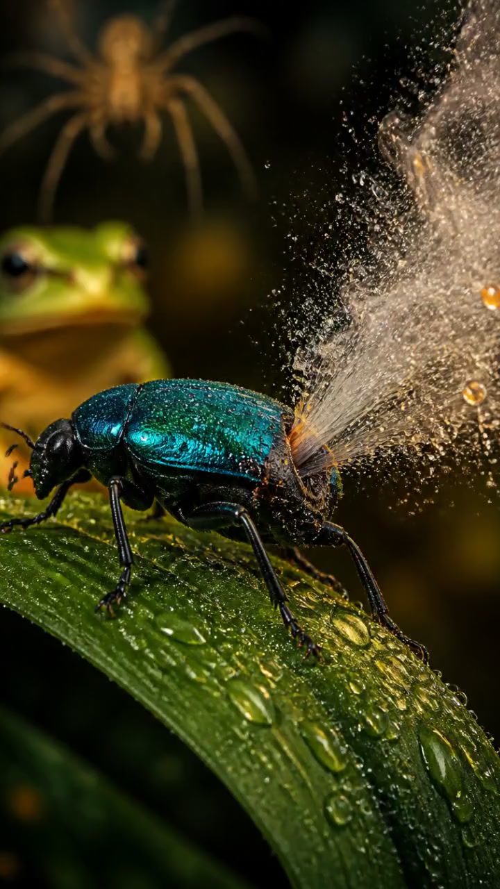This Beetle Explodes to Survive!