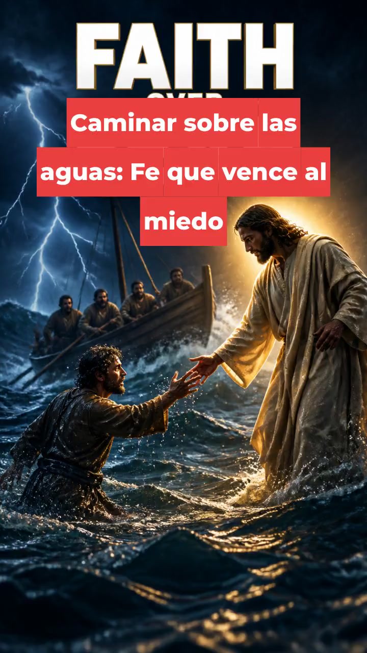 Caminar sobre las aguas: Fe que vence al miedo