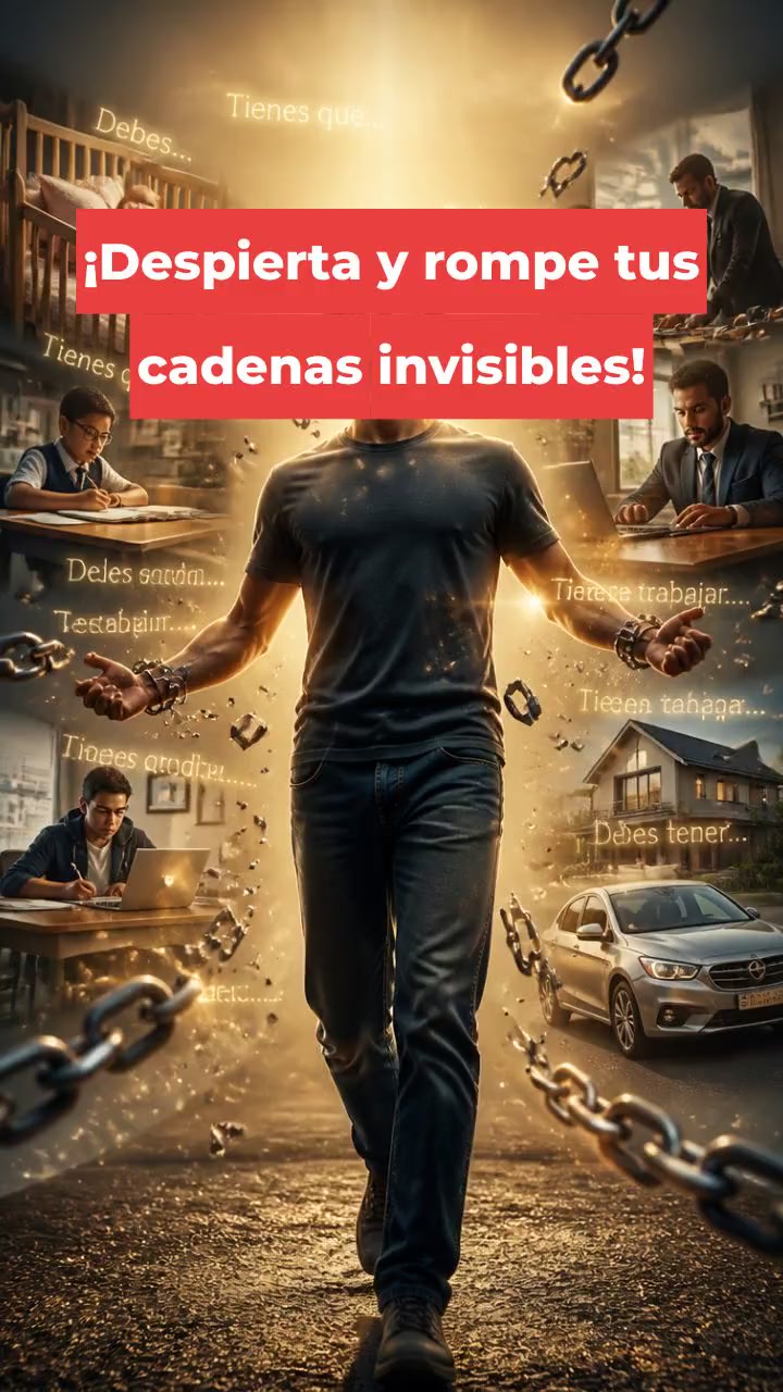 ¡Despierta y rompe tus cadenas invisibles!