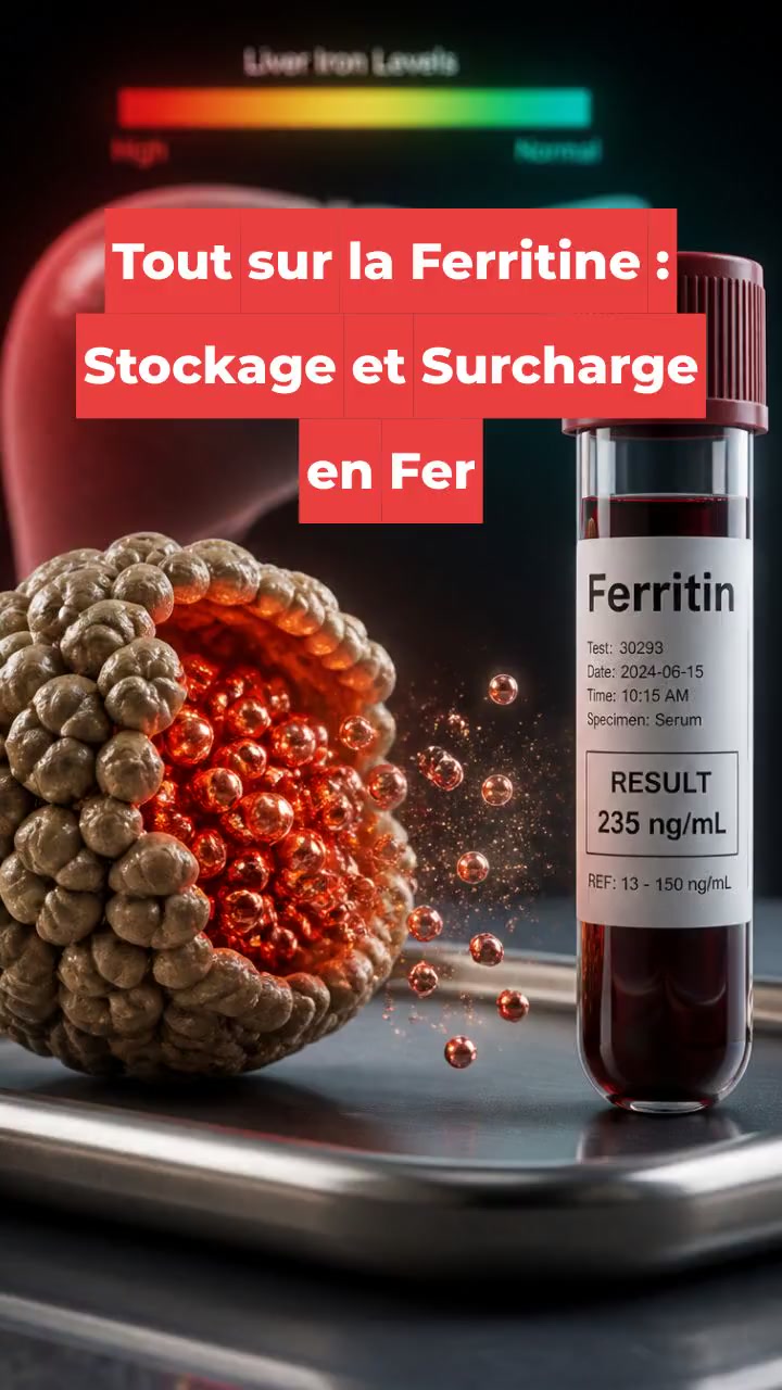Tout sur la Ferritine : Stockage et Surcharge en Fer