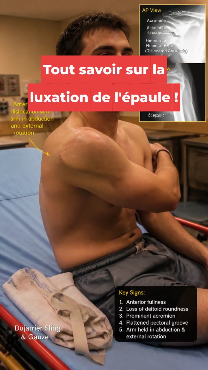 Tout savoir sur la luxation de l'épaule !