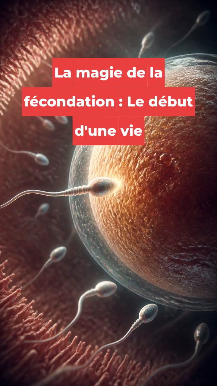 La magie de la fécondation : Le début d'une vie