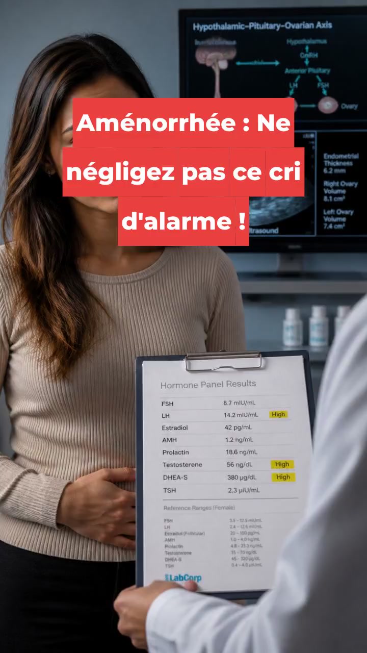Aménorrhée : Ne négligez pas ce cri d'alarme !