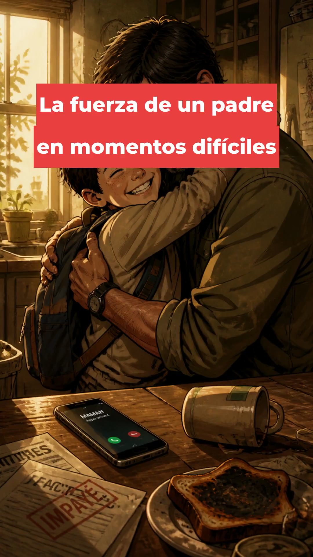 La fuerza de un padre en momentos difíciles