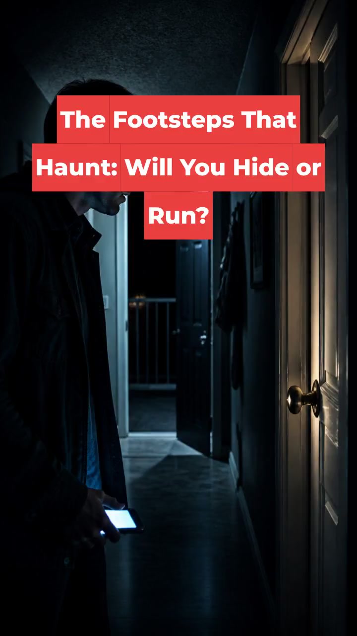 The Footsteps That Haunt: Will You Hide or Run?