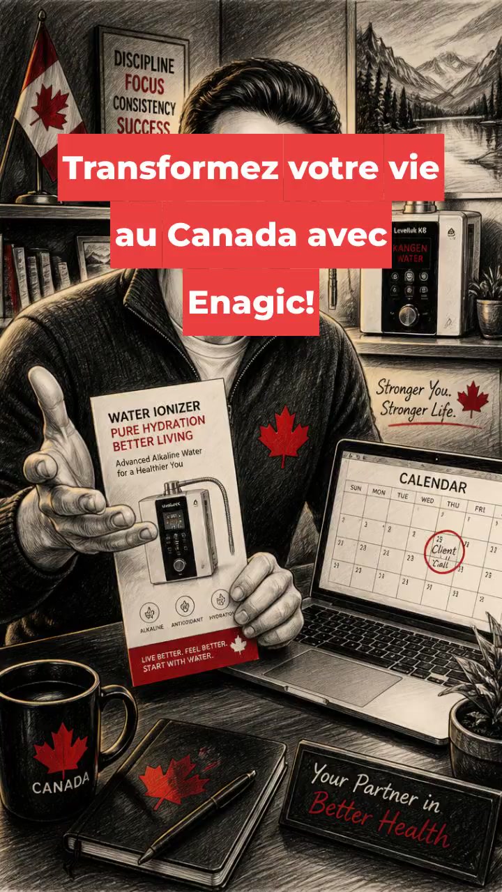 Transformez votre vie au Canada avec Enagic!