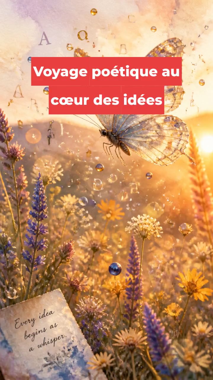 Voyage poétique au cœur des idées