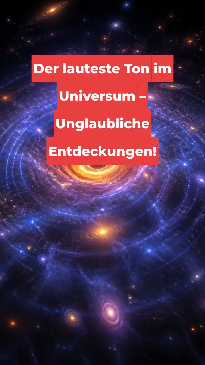 Der lauteste Ton im Universum – Unglaubliche Entdeckungen!