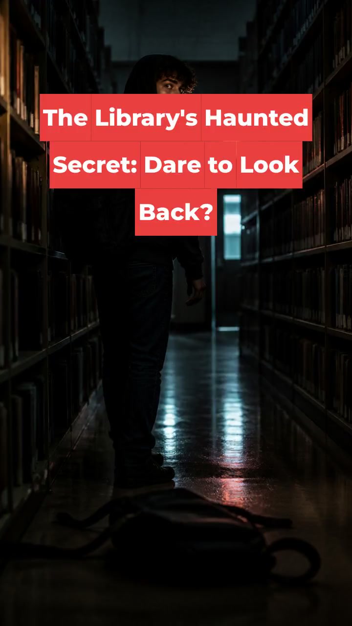 The Library's Haunted Secret: Dare to Look Back?