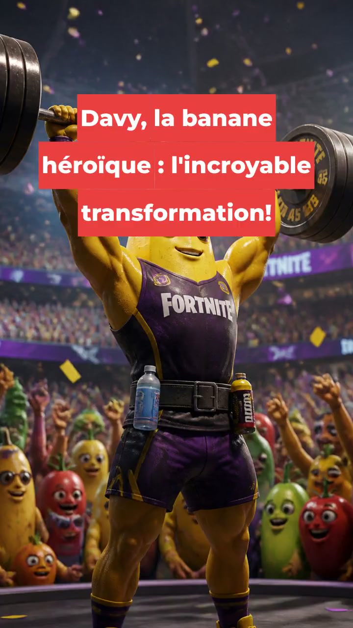 Davy, la banane héroïque : l'incroyable transformation!