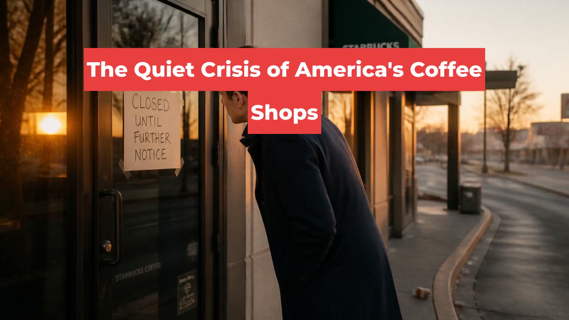 The Quiet Crisis of America's Coffee Shops