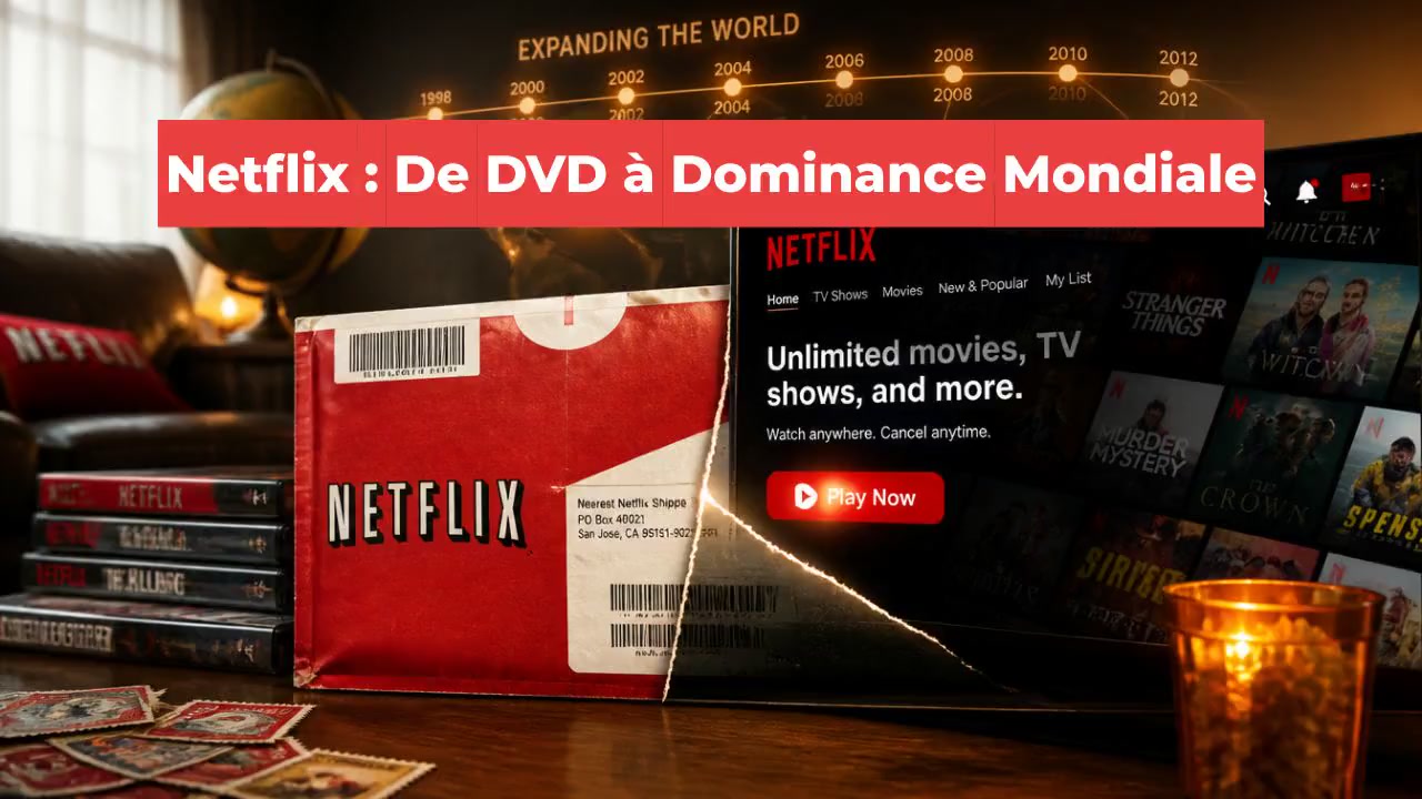 Netflix : De DVD à Dominance Mondiale