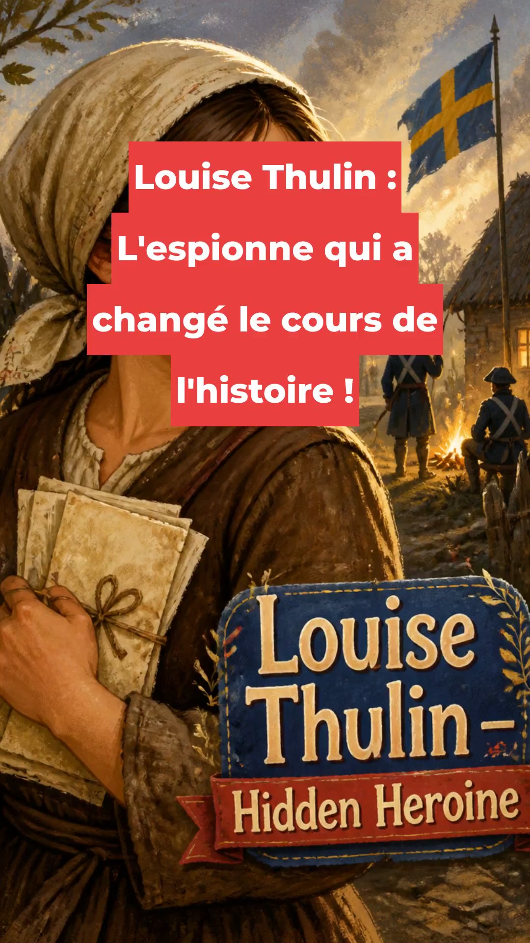 Louise Thulin : L'espionne qui a changé le cours de l'histoire !