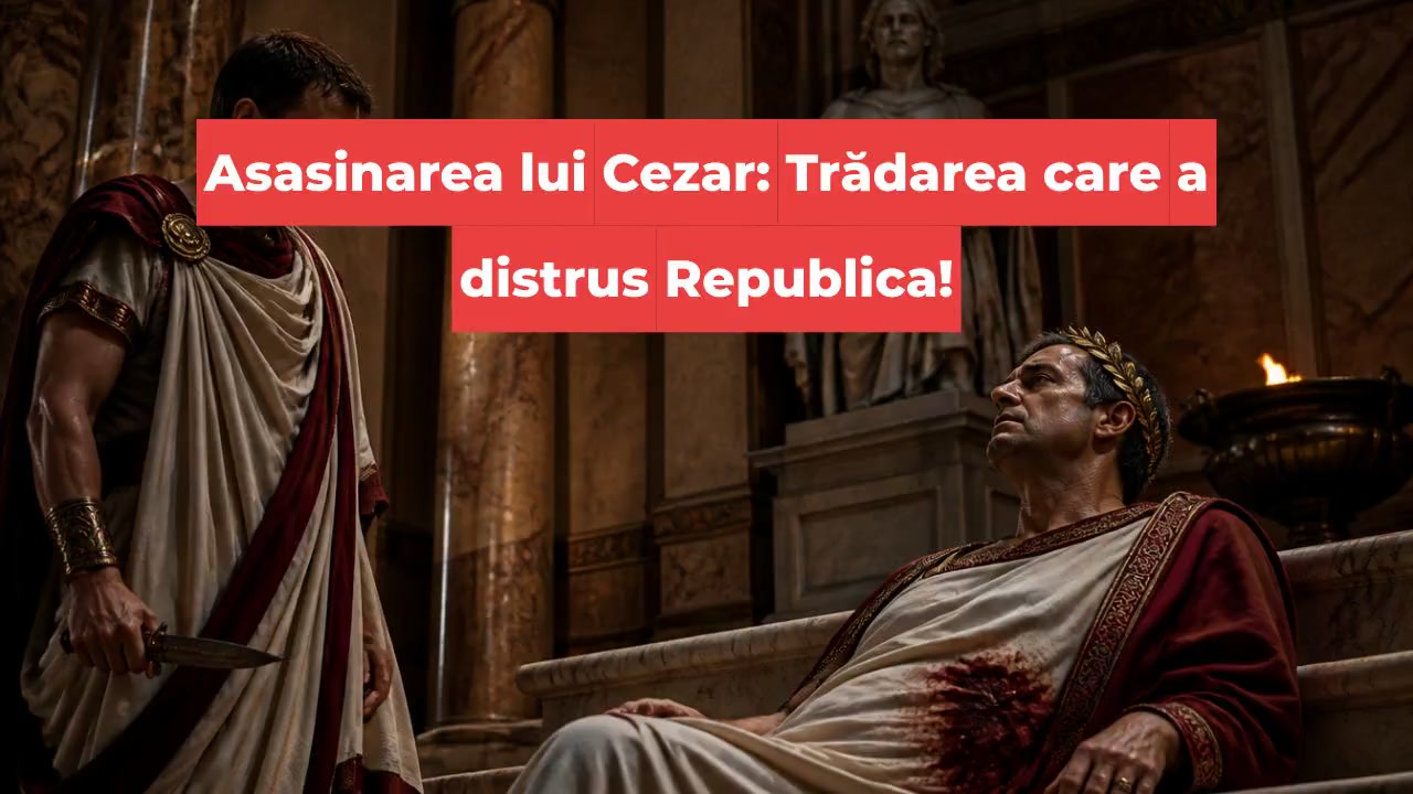 Asasinarea lui Cezar: Trădarea care a distrus Republica!