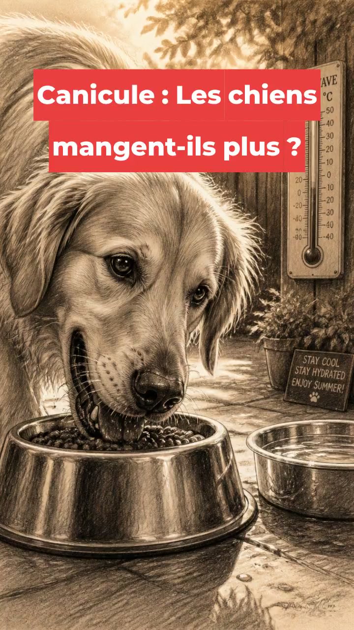 Canicule : Les chiens mangent-ils plus ?
