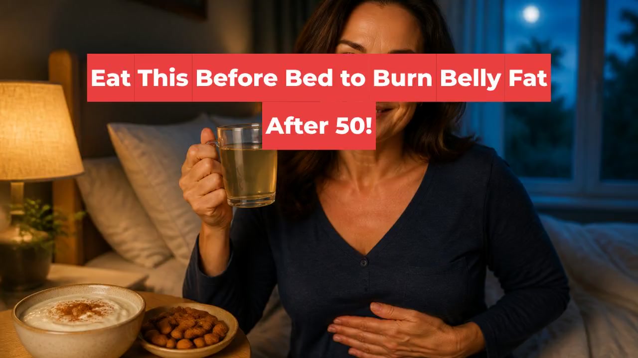 Eat This Before Bed to Burn Belly Fat After 50!